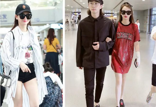 戚薇回国,腰上别了个透明的包,网友:里面的东西都看到了!