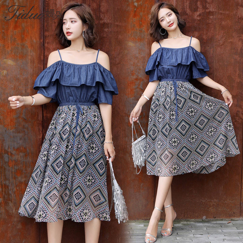 老婆三伏天穿吊带裙，居然可以这么美，我都看呆了