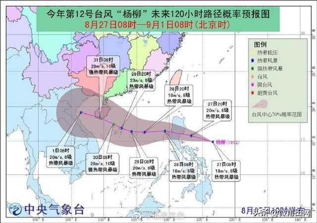  「县市」今年第12号台风“杨柳”生成，13号台风或在酝酿，对我
