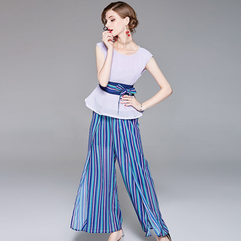 有一种阔腿裤套装,搭配尖头鞋,比连衣裙还好好看百倍