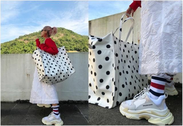 被徐濠萦穿出“俗气”感的短袜，李沁硬是穿出了清新脱俗！