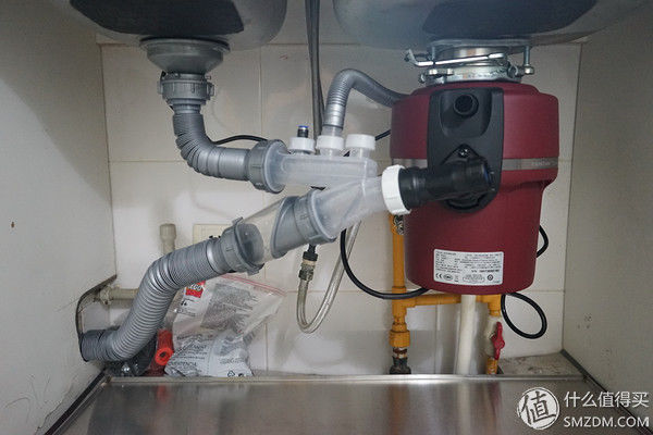 最终还是没逃脱换换换:Submarine 潜水艇 CSQ-2B 双槽垃圾处理器下水管