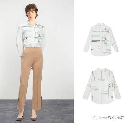  「春天」春天是时候让衬衫“露”出来了，要选设计感十足，清新淡雅的才行
