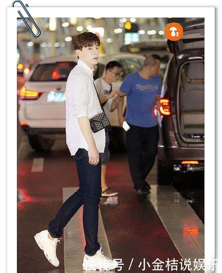 娱乐圈男星邓伦、朱一龙、王俊凯机场照，网友：他装嫩是好样的！