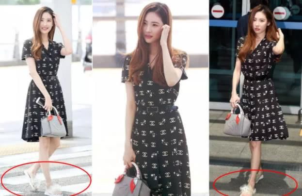 女明星新时尚:泳衣外穿!“第一美腿”李宣美又走在“时尚前沿”