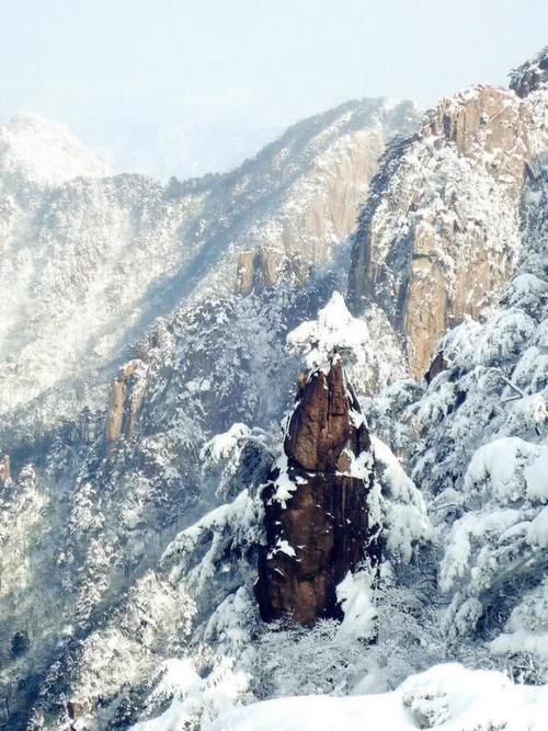 大雪过后的黄山，美景迭出