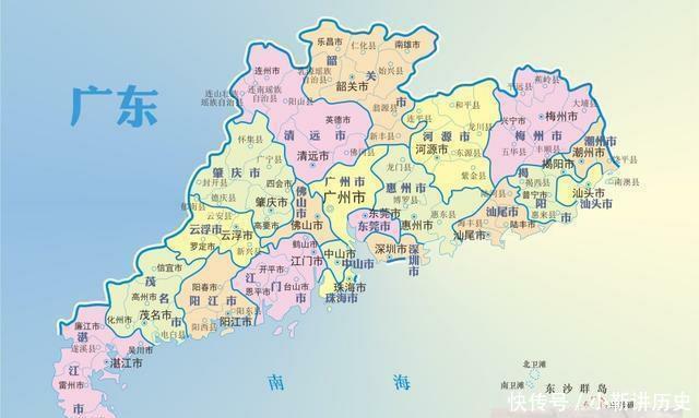 广东三县, 在广东省内格外特殊, 一县连三省, 是你家乡吗
