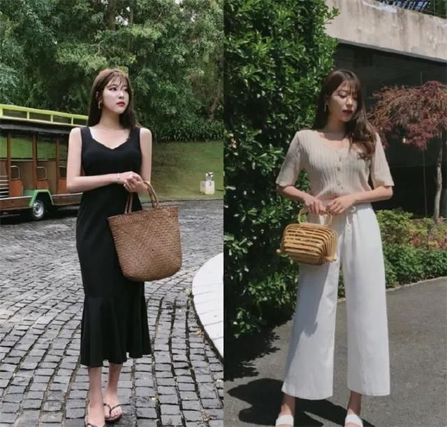 搭配｜Less is more！30套时髦又舒适的韩系淑女风穿搭 基础款也