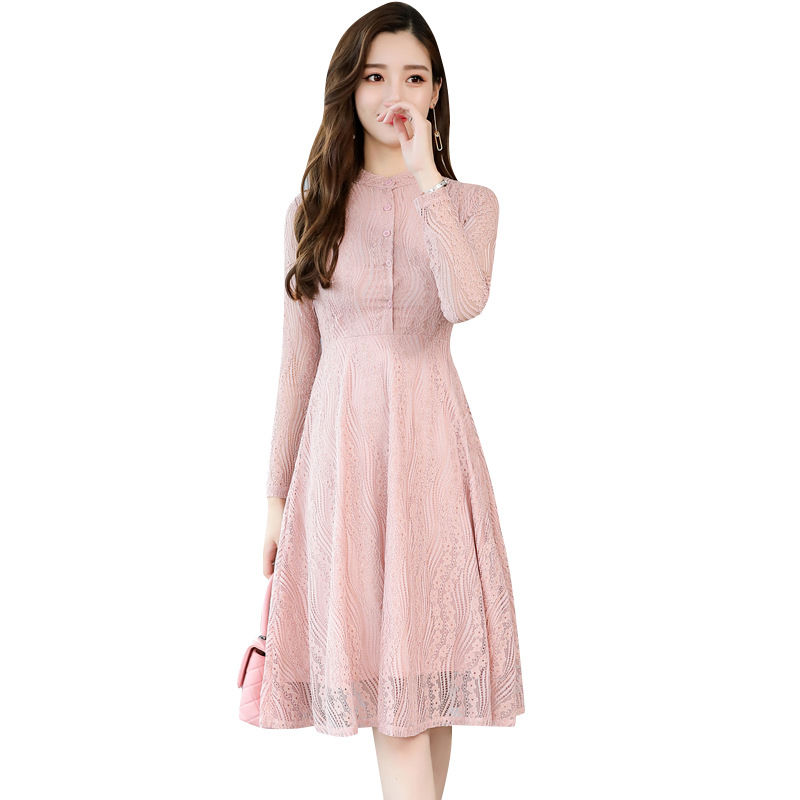 入秋早晚冷，短袖就别穿了!瞧这“秋装裙”，洋气显瘦人人夸