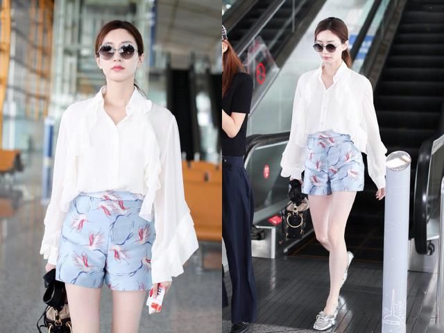 江疏影这腿太美了，和黄轩同台腿长就稳赢，网友:被裙子圈粉了