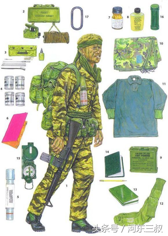 越战sog特种部队 美国海豹突击队 单兵装备及战场图集 雪花新闻