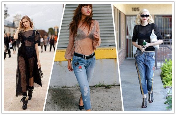 夏季内衣这样穿也能成为时尚单品，就看你敢秀出来吗?