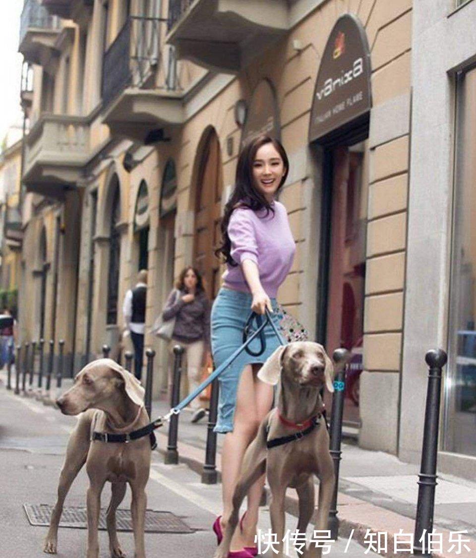 【 粉嫩】大幂幂粉嫩穿搭街头溜奶狗，性感的短裤U型裁剪美炸了，明星街拍