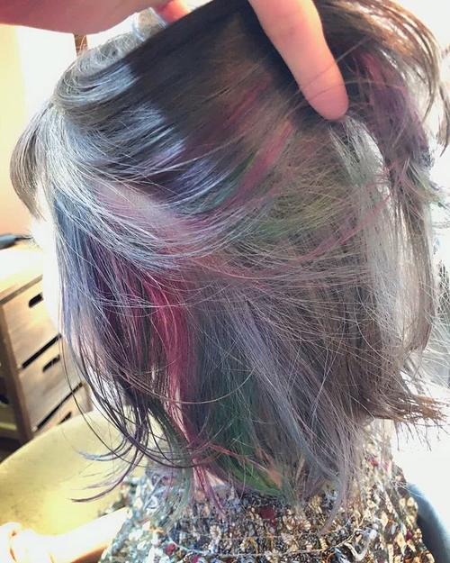 微潮色遇上潮色,这样染发最时尚