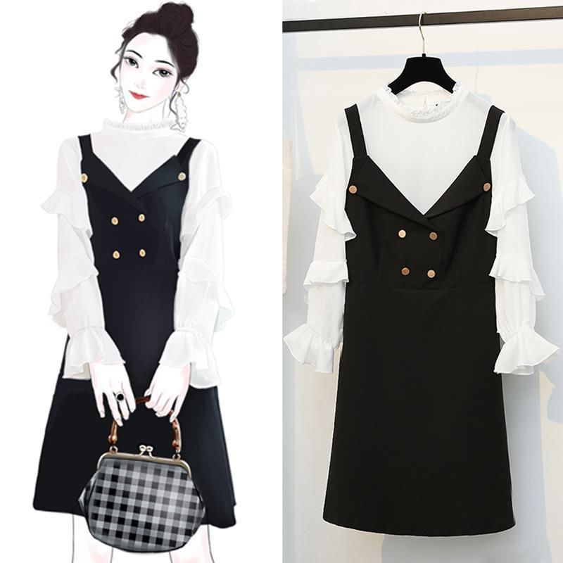 假如我身材很胖很胖，旗袍不花钱也不要，只穿这种套装，又瘦又美