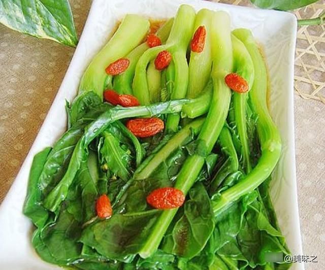 微苦:清热去火白灼芥兰的14种做法,清淡爽口鲜美微苦、烹饪方法简单