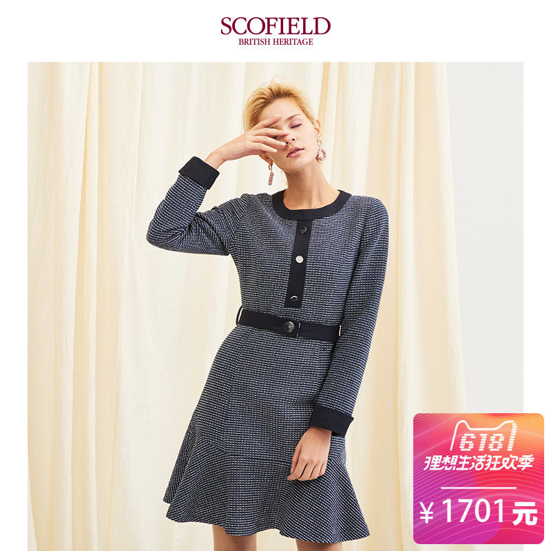 领券100元后1601元-SCOFIELD女装2018春季