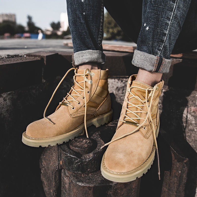 中国造新式军靴，保暖耐穿不闷汗不冻脚，男人味十足征服女神