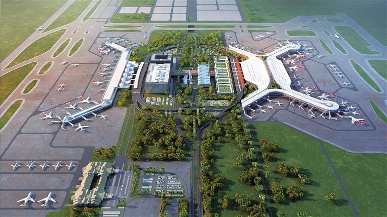 中国最牛的国际机场，可以直飞全球105个城市，现在还在扩建