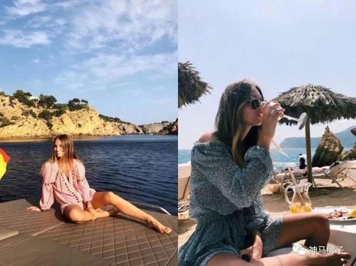 19岁德国公主很任性：晒性感比基尼照，做鬼脸比中指爱马仕背不停