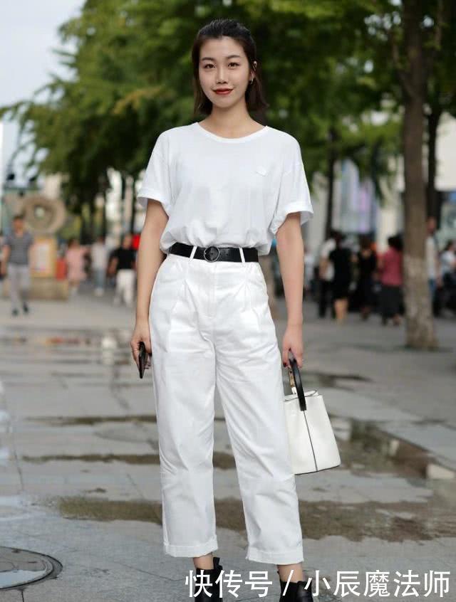 『气质』美女穿搭:青春范的休闲美搭,简洁利落的风格,穿起来超级有魅力