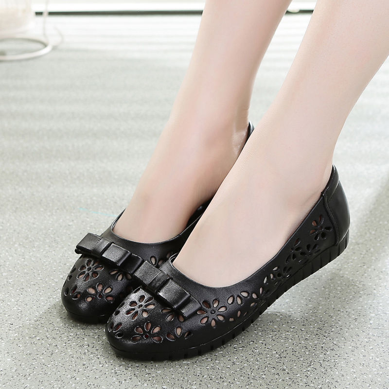 穿高跟鞋脚会痛，那就试试平底单鞋吧!照样让你变身时髦女人