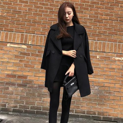 高端又时尚的毛呢外套,买件给妈妈穿,保暖又显气质