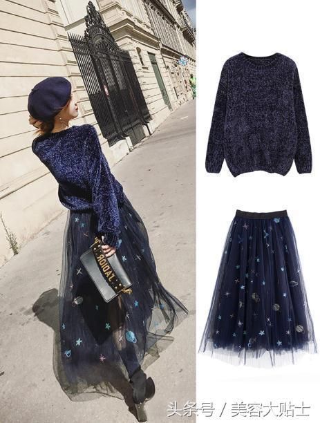 谁说秋季就一定穿长裤？穿网纱裙美出新高度！仙美无敌