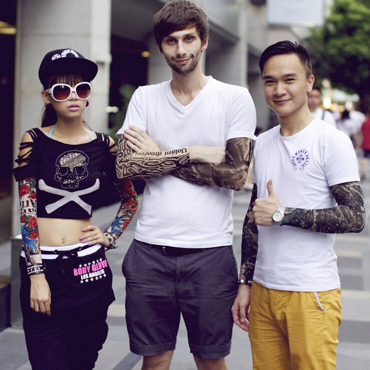 有逼格的“半壁纹身”来袭!男人身上超霸气，纹女人身上惹人爱