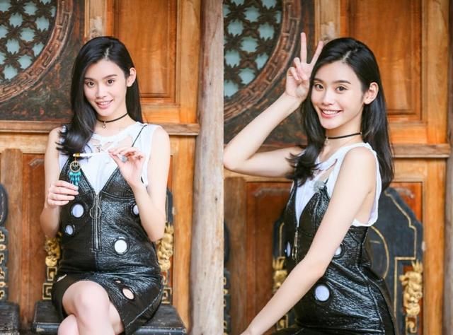 奚梦瑶穿内衣出席活动，裙子只能挡住重点，网友：是来秀身材的吧