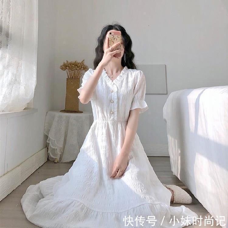 气质|这么气质时尚的连衣裙, 婉约不失柔雅, 透漏出休闲简约的风格