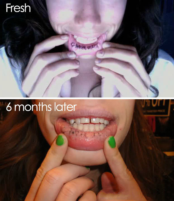 当纹身“老了”会变成什么样?当时认为时髦，现在估计会后悔