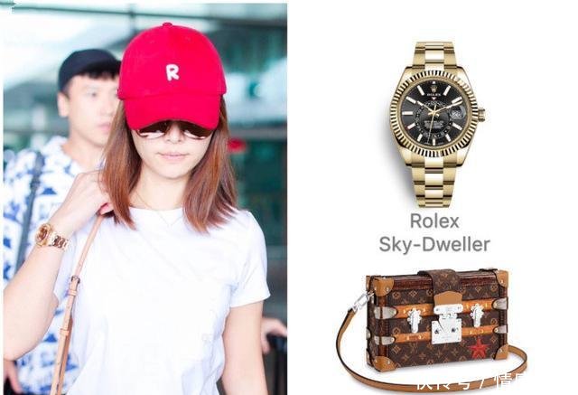 林心如素颜现身，戴29万的手镯背4万的包，网友霍建华送的吗