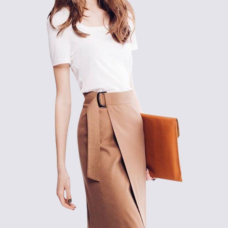 真没想到，秋装“欧货裙”竟如此洋气!53岁妈妈穿，侧影都美翻