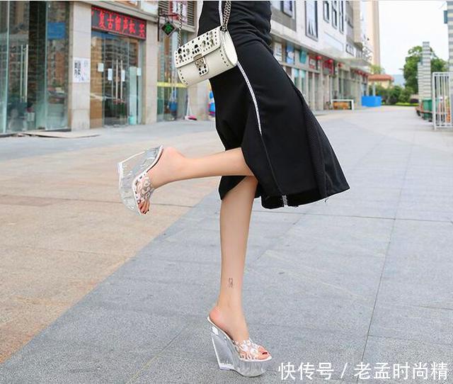  气质：时尚女士优雅气质女鞋，欧美新款防水台高跟鞋 ，特显身材又增高