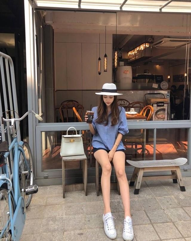 街拍 传说中“黄金比例”美女