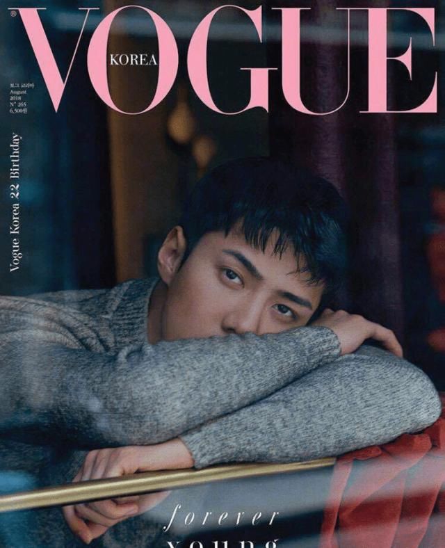 [吴世勋]SM两大门面的颜值暴击！俊美吴世勋，绝美林允儿，前后辈同登封面