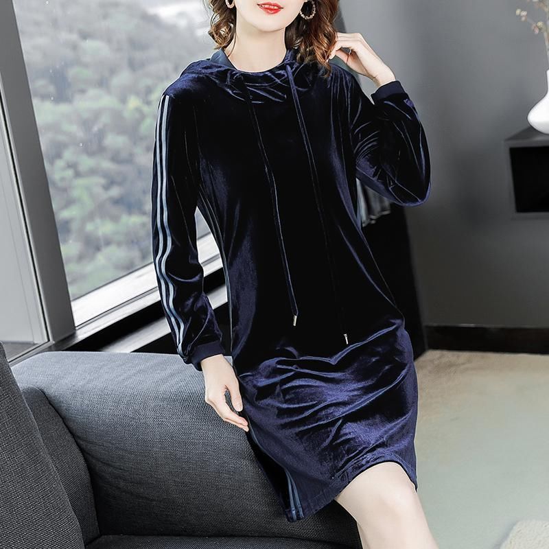 还穿什么牛仔裤!瞧瞧这刚上新的卫衣裙，穿上想不美都难