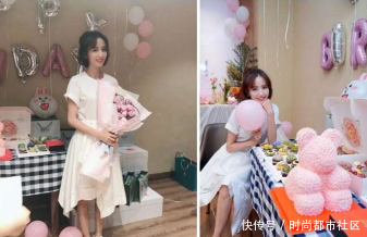 佟丽娅留长发, 穿背带裤气质温柔, 网友: 还是短发好看!