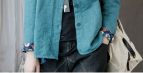 今秋的棉麻衫又火了!比真丝时髦，比旗袍好穿，洋气超显嫩