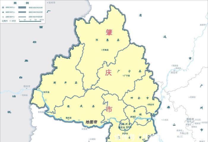  「回家」广州的小弟怀集从广西划到广东, 其实是“回家”