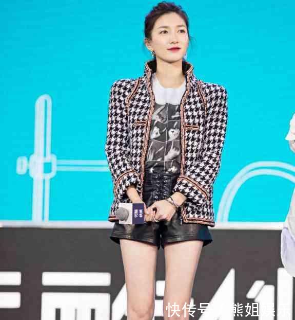 江疏影太会玩了, 裤子上缠满绳子, 那么紧真的能走路