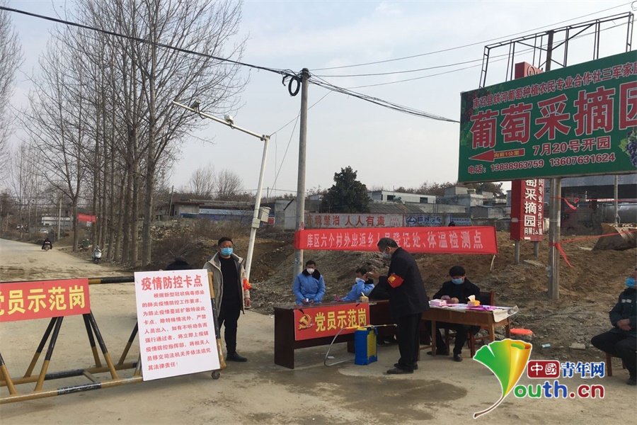  党员：河南南召:基层疫情联控监测点的党员担当