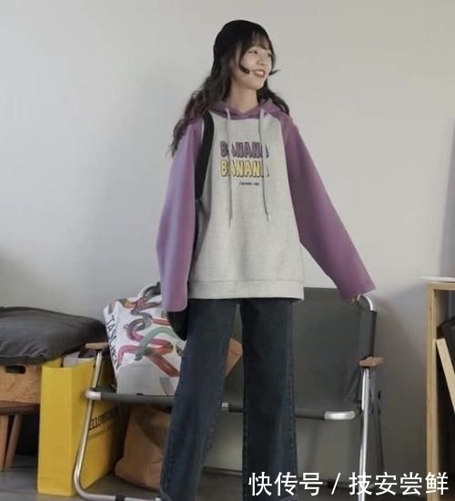  阔腿裤■建议微胖女生放弃卫衣搭工装裤吧，最近流行这样穿，显瘦还减龄