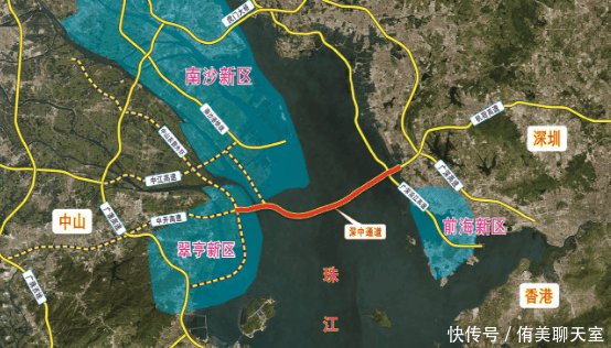 中国又投资500亿, 建世界级跨江大桥, 24公里连接深圳中山