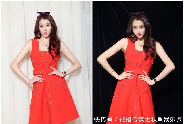 关晓彤终于穿对了,粉色外套搭配九分裤,这才是美少女该有的模样