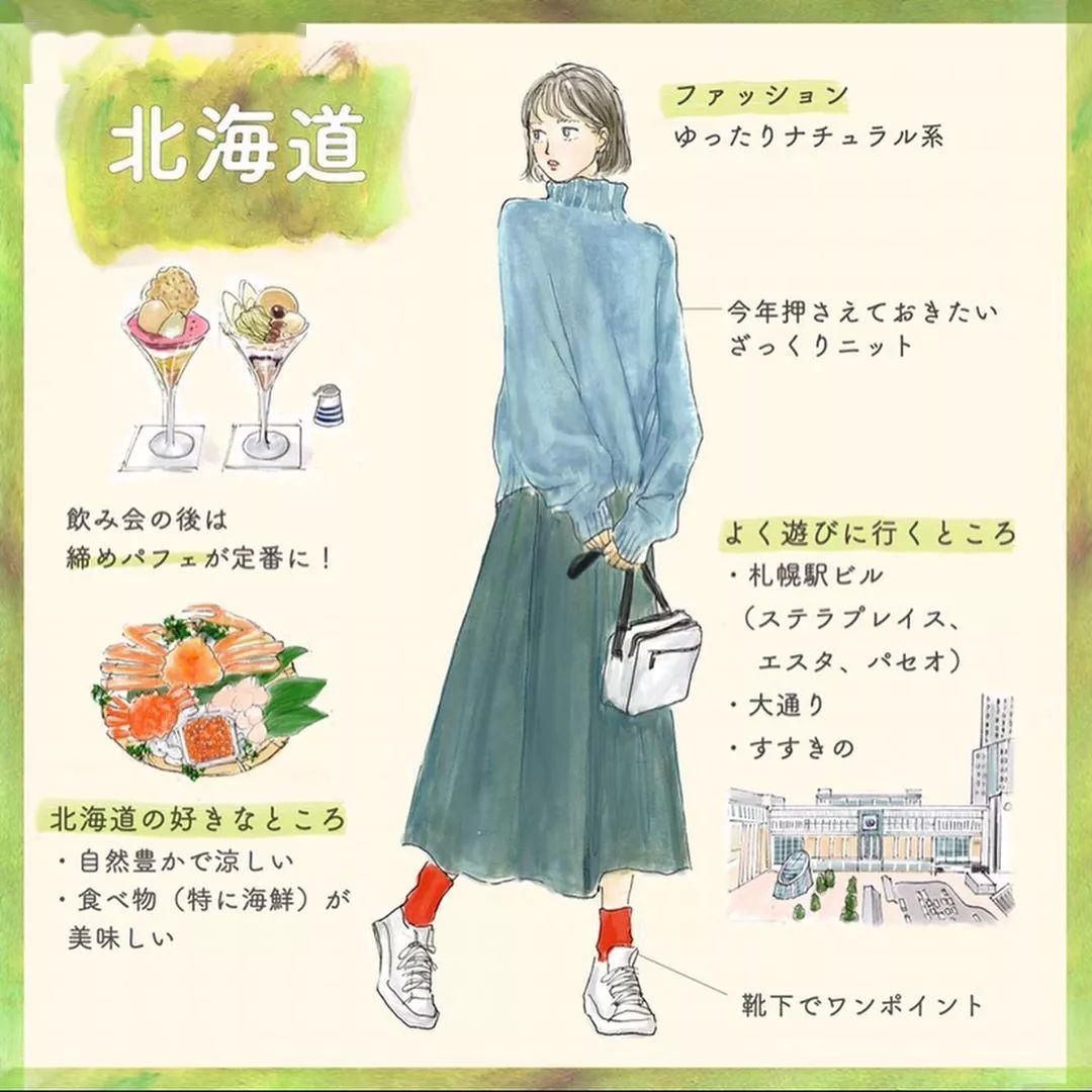 『全国』日本47个都道府县「全国女子图鉴」