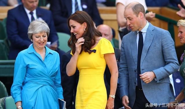 英首相特蕾莎-梅、凯特王妃同台,凯特的时尚让首相不自信了