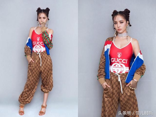 蔡依林穿印花裙现身，脚下却配了双尖头鞋，难怪能穿出180的效果