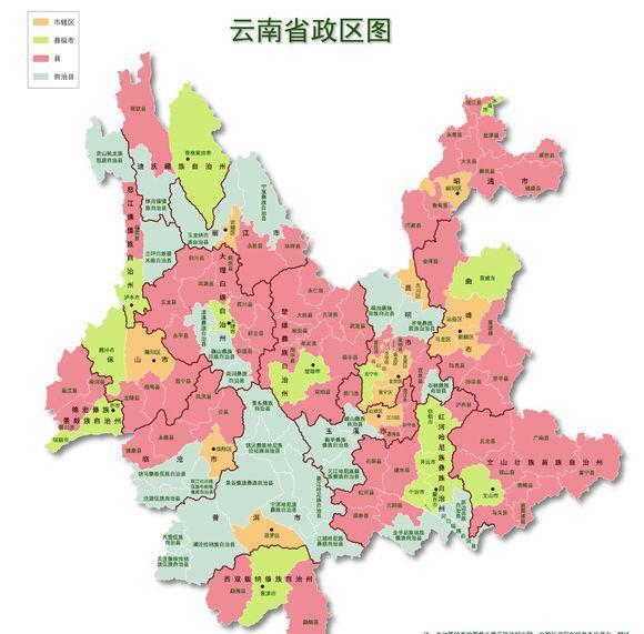  「省级」中国各省级行政区最新分县地图：哪个省下辖县最多？